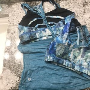 Lululemon tank and bra